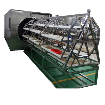 380V PLC HMI Microwave Vacuum Dryer 48KW Low Temperature Drying Machine