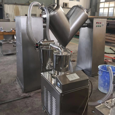 0.75KW To 11KW V Type Blender Pharmaceutical Powder Mixer Machine