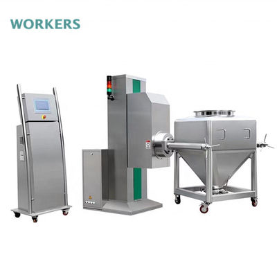 Quality  PLC Touch Screen 1000L Lifting Hopper IBC Bin Mixer For Nutraceuticals factory