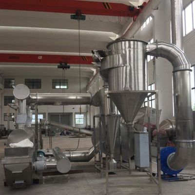 Quality  Herbal Medicine Vibratory Fluidized Bed Dryer Lotus Root Powder Yeast Dryer Machine factory