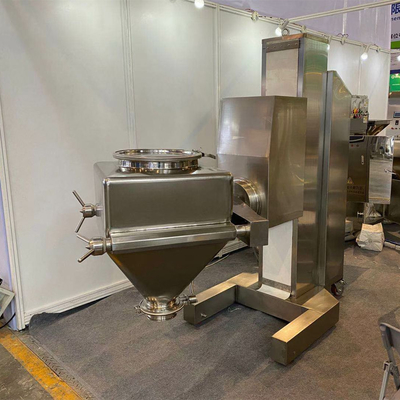 PLC Touch Screen 1000L Lifting Hopper IBC Bin Mixer For Nutraceuticals