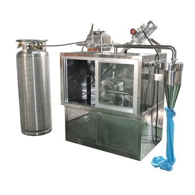 Liquid Nitrogen Crusher Cryogenic Pulverizer 10-1000 Mesh Powder Grinding Machine