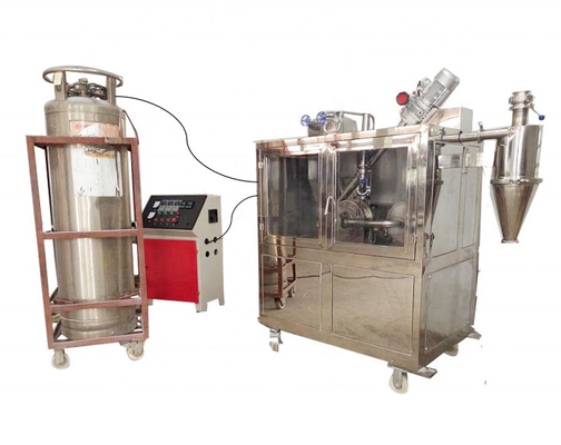 Liquid Nitrogen Crusher Cryogenic Pulverizer 10-1000 Mesh Powder Grinding Machine