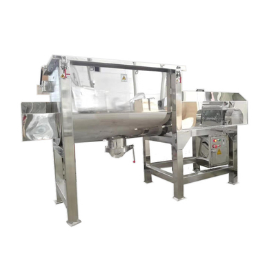 ODM 1000L Horizontal Ribbon Mixer 500kg / Batch Seasoning Blender Machine