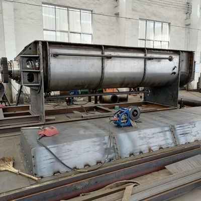 10rpm To 25rpm 4KW Hollow Paddle Dryer Energy Saving Sludge Drying Machine