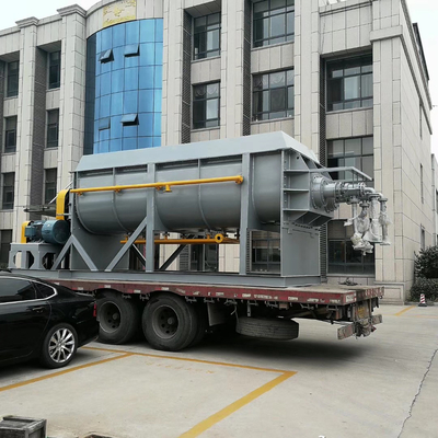 10rpm To 25rpm 4KW Hollow Paddle Dryer Energy Saving Sludge Drying Machine