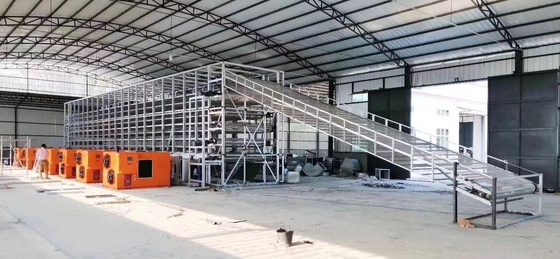 Large Capacity Continuous Belt Dryer Hot Air Circulation Industrial Drying Machine