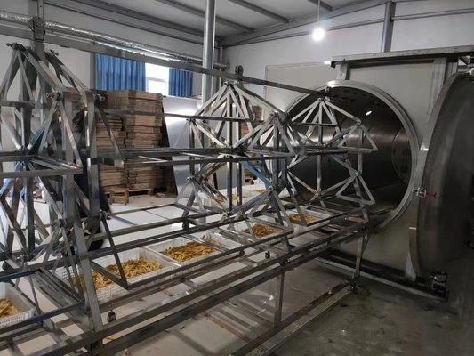 380V PLC HMI Microwave Vacuum Dryer 48KW Low Temperature Drying Machine