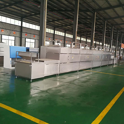 Stainless Steel Belt Continuous Microwave Dryer Sterilization Conveyor Dryer Machine