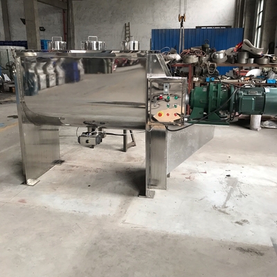 3200kg Horizontal Industrial Spiral Mixer Screw Blade Ribbon Mixing Machine