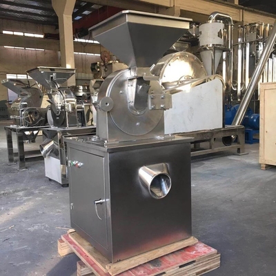 Custom 4KW Stainless Steel Sugar Grinder Pulverizer For Chinese Herbal