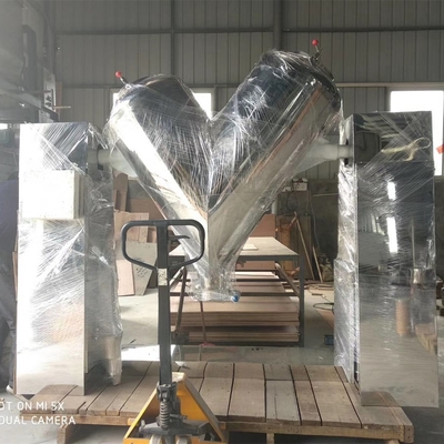 1.5-2.2KW V Type Powder Mixer Protein Coffee Milk Powder Mixing Machine