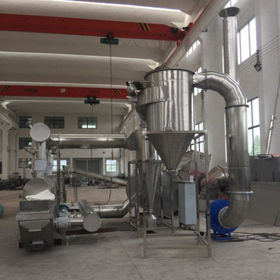 Stainless Steel Breadcrumb Vibrating Fluidized Bed Dryer In Food Industry