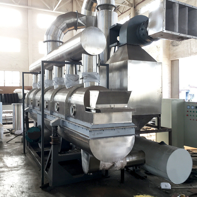 CE Glucose Vibrating Fluid Bed Dryer 120-140kg/H Salt Drying Machine