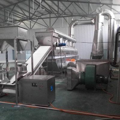 150-180kg/H Fluidized Bed Drying Machine 2.2*2KW Fertilizer Drying Machine