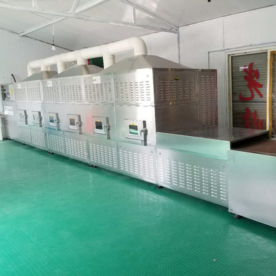 1000mm Belt Continuous Tunnel Dryer Microwave Sterilizer Industrial Drying Machine