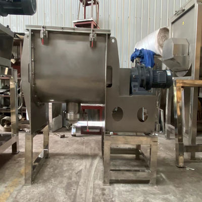 CE 1000L Dried Vegetable Flour Ribbon Mixer Commercial For Sugar Flour