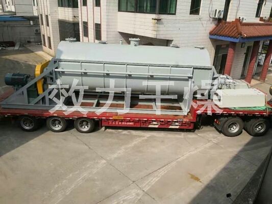 Horizontal Stirring Heat Conduction Type Paddle Dryer / Drying Equipment