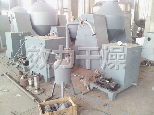 Low Temperature Customized Double Cone Rotary Vacuum Dryer For Industrial Drying