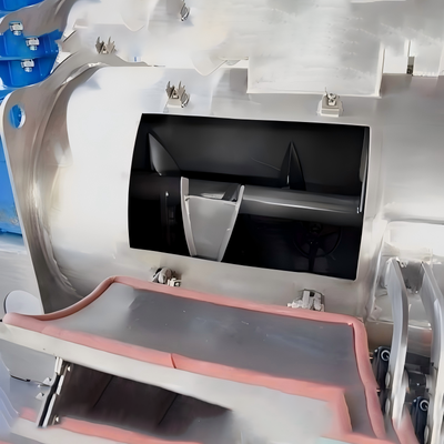 LDH-10 Fast Shear Plough Mixer 53kW Industrial Powder Mixer 4000-6000kg Per Batch