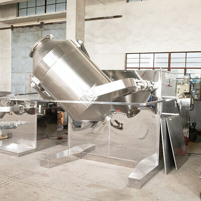 Batch 3D Shaking Mixer for Homogeneous Blending of Food, Pharma, and Fine Chemical Powders