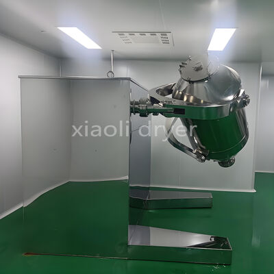 Batch 3D Powder Mixer with Reduced Segregation and High Mixing Uniformity