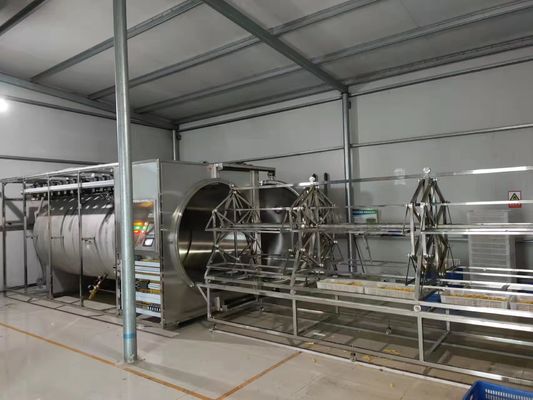 380V PLC HMI Microwave Vacuum Dryer 48KW Low Temperature Drying Machine