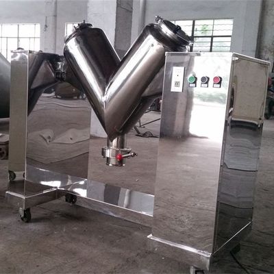 Dia 200mm Sugar Dextrose V Type Powder Mixer Flour Granule Mixing Machine