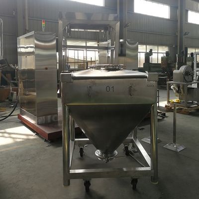 Pharmaceutical Aseptic Square Cone Mixer Chemical Powder Granule Mixing Machine