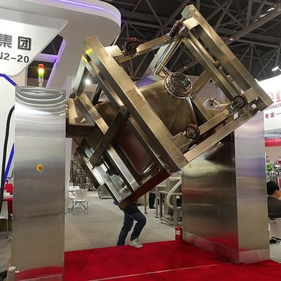 Single Arm Lift Square Cone IBC Bin Blender Pharmaceutical Industrial Chemical Mixer