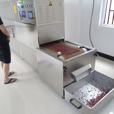 30kw Shrimp Seafood Seaweed Belt Dryer Continuous Microwave Drying Machine