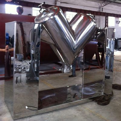 304 Stainless Steel V Type Mixer Chemical Pharmaceutical Powder Blender